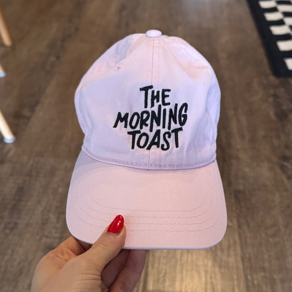 Pink 'The Morning Toast' Baseball Hat